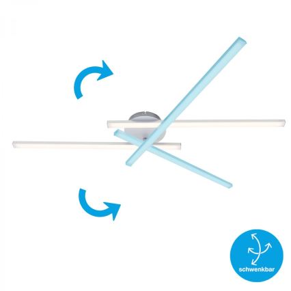 Briloner 3163-029 - Candelabro integrado LED GO 2xLED/9W/230V