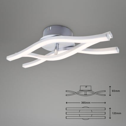 Briloner 3186-039 - Candelabro montado à superfície LED GO 3xLED/6W/230V