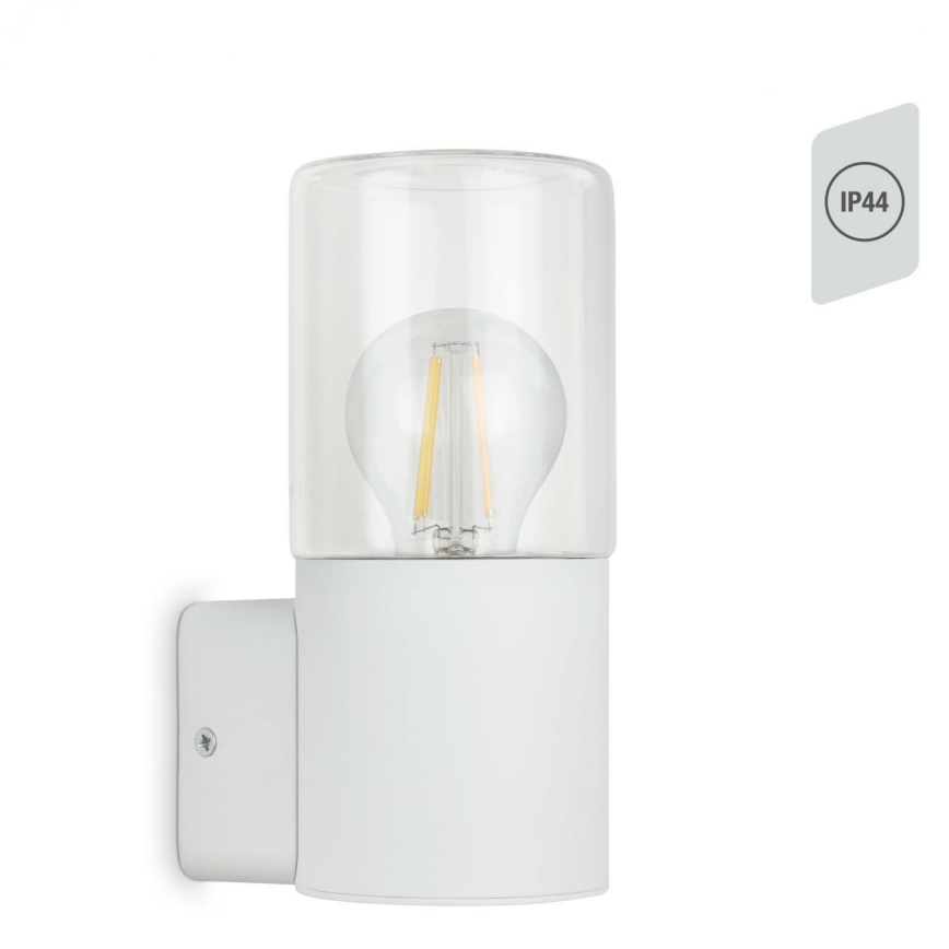 Briloner 320506TF - Iluminação de parede exterior 1xE27/12W/230V IP44 branco