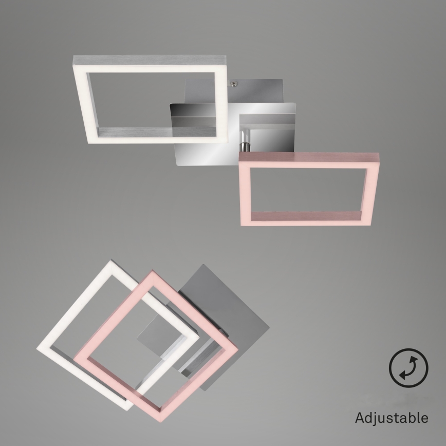 Briloner 3207-018 - Iluminação de teto LED FRAMES 2xLED/8W/230V