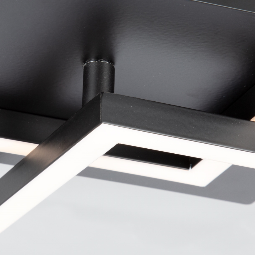 Briloner 3210-015 - Iluminação de teto LED com regulação FRAME 2xLED/11W/230V preto