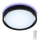 Briloner 3227-015 - Iluminação de teto LED RGB com regulação com sensor TALENA LED/24W/230V preto + controlo remoto
