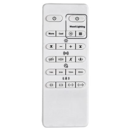 Briloner 3227-016 - LED RGB Iluminação com regulação com sensor TALENA LED/24W/230V branco + controlo remoto
