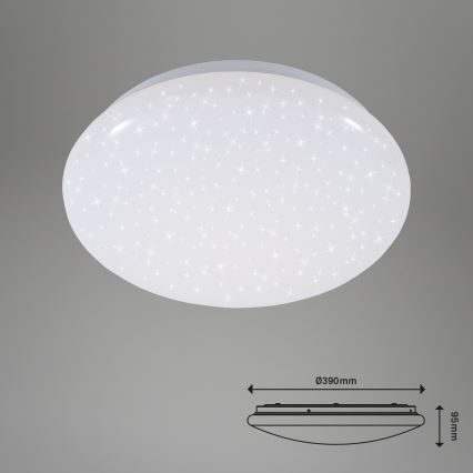 Briloner 3380-116 - Iluminação de teto LED com regulação STARRY SKY LED/18W/230V 2700/4000K