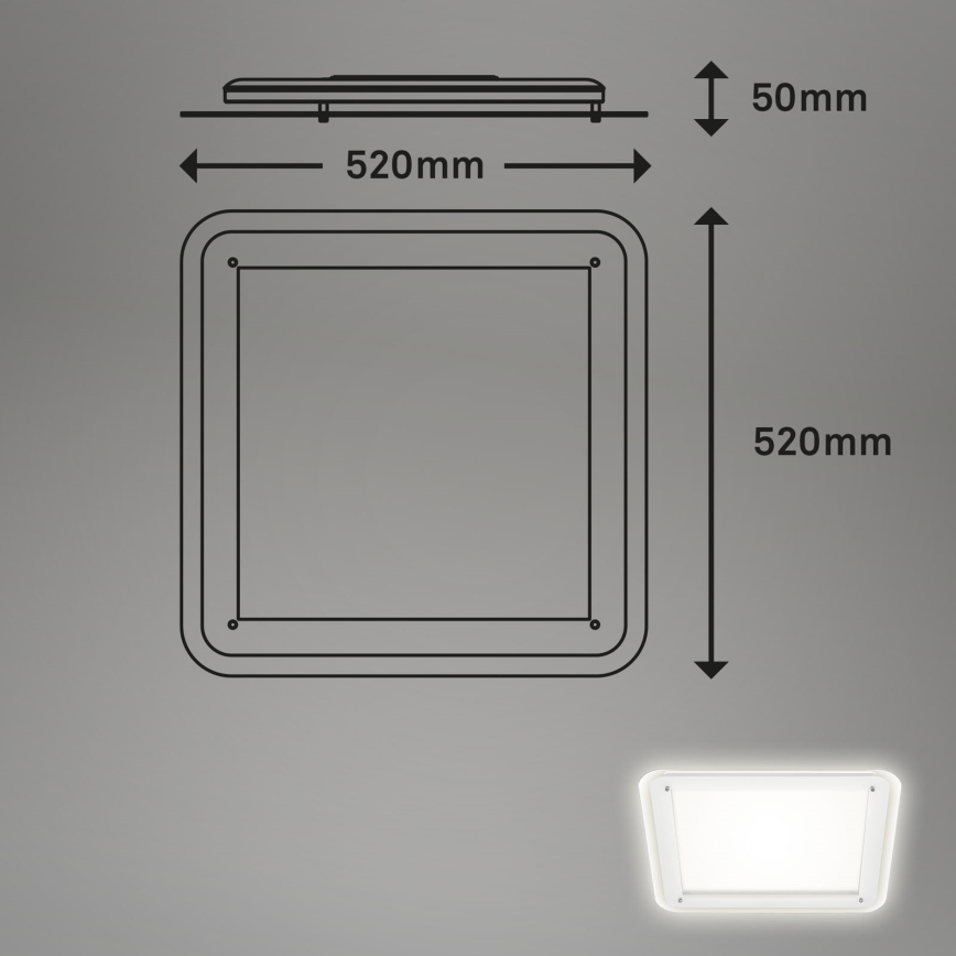 Briloner 3397-016 - Iluminação de teto LED FREE LED/22W/230V