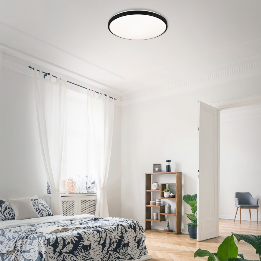 Briloner 3430-015 - Iluminação de teto LED com regulação MANNY LED/48W/230V + controlo remoto