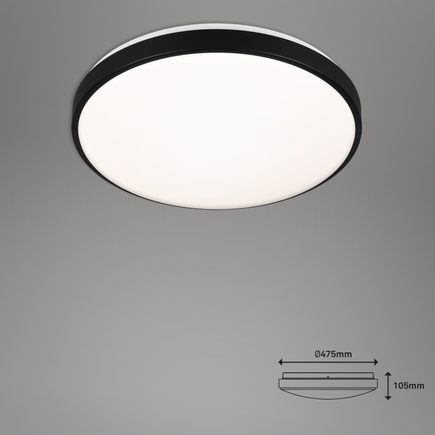 Briloner 3430-015 - Iluminação de teto LED com regulação MANNY LED/48W/230V + controlo remoto