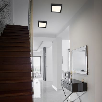 Briloner 3466-415 - Iluminação de teto LED FIRE LED/16,5W/230V 22,5x22,5 cm