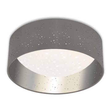 Briloner 3482014 - Iluminação de teto LED MAILA STARRY LED/12W/230V cinzento/prateado