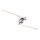 Briloner 3500-018 - Candelabro integrado LED STAFF 2xLED/6W/230V