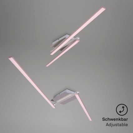 Briloner 3500-018 - Candelabro integrado LED STAFF 2xLED/6W/230V