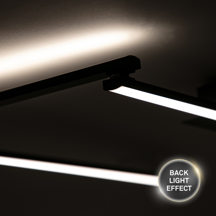 Briloner 3501-015 - Candelabro integrado LED STAFF 5xLED/4,8W/230V preto