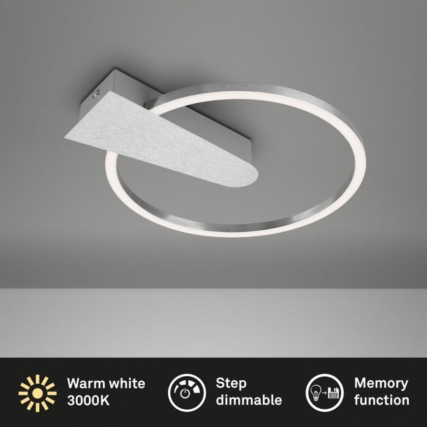 Briloner 3542-018 - Iluminação de teto LED com regulação NICO LED/12W/230V cromado mate