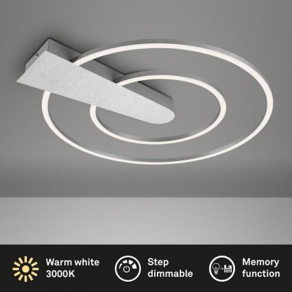 Briloner 3543-018 - Iluminação de teto LED com regulação NICO LED/25W/230V cromado mate