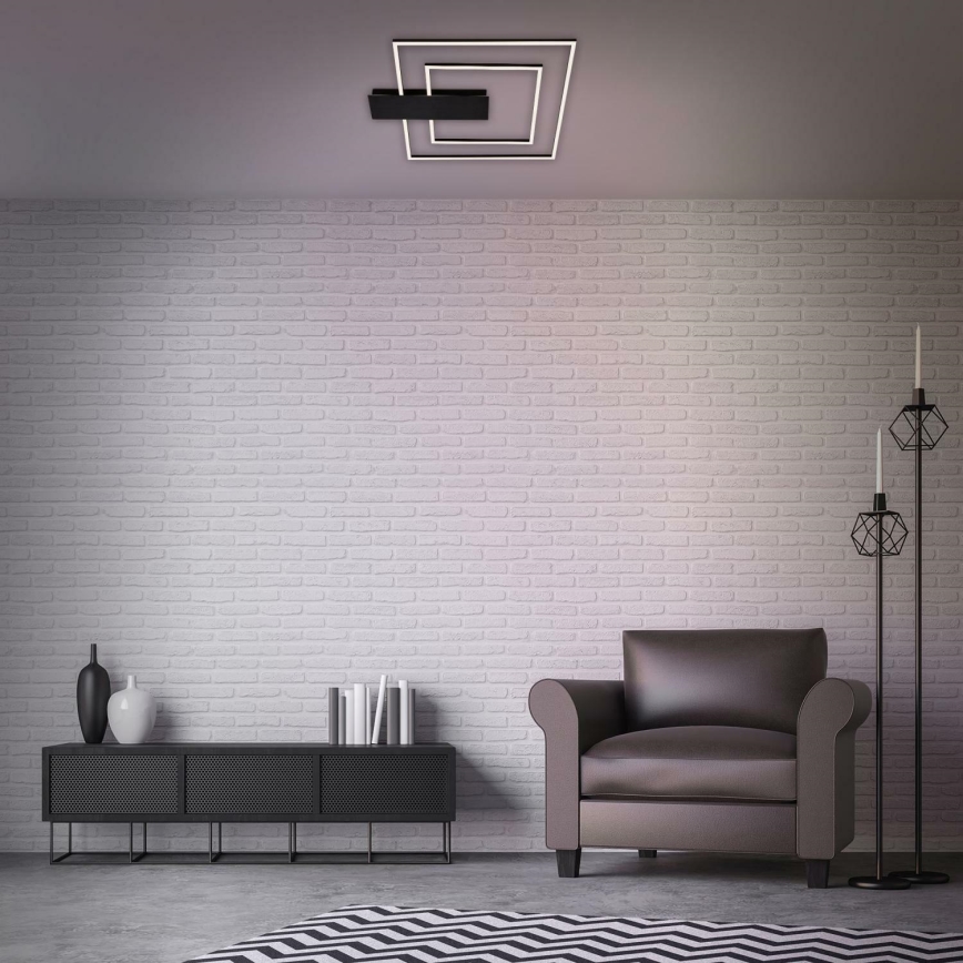 Briloner 3545-015 - Iluminação de teto LED com regulação NICO LED/25W/230V preto