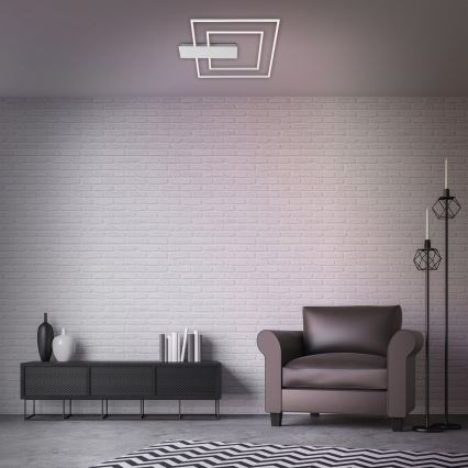 Briloner 3545-018 - Iluminação de teto LED com regulação NICO LED/25W/230V cromado mate