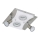 Briloner 3582-042 - Iluminação de teto LED RIPOSO 2xLED/5W/230V + 2xGU10/3W