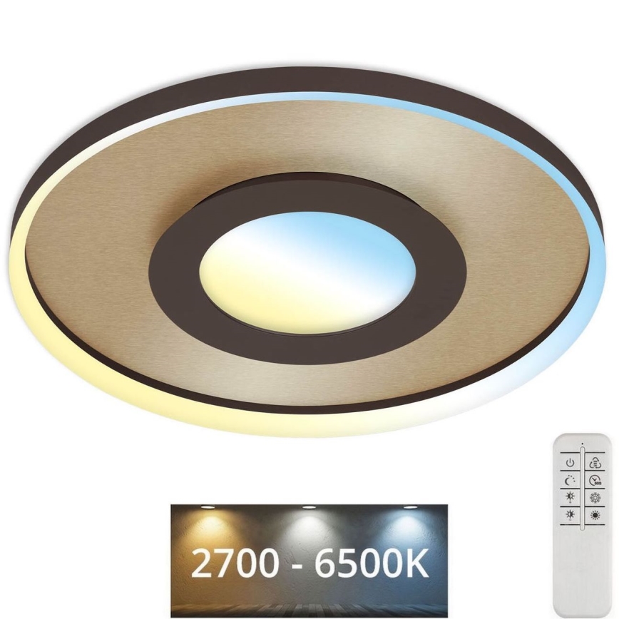 Briloner 3640017 - Iluminação de teto LED com regulação FRAME LED/25W/230V 2700-6500K + comando