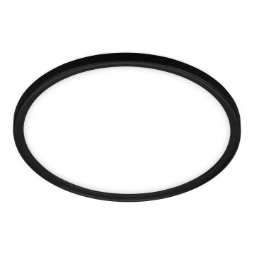 Briloner 3642-415 - Iluminação de teto de casa de banho LED SLIM LED/19W/230V diâmetro 29 cm IP44 preto