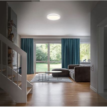 Briloner 3642-416 - Iluminação de teto de casa de banho LED SLIM LED/19W/230V IP44 branco