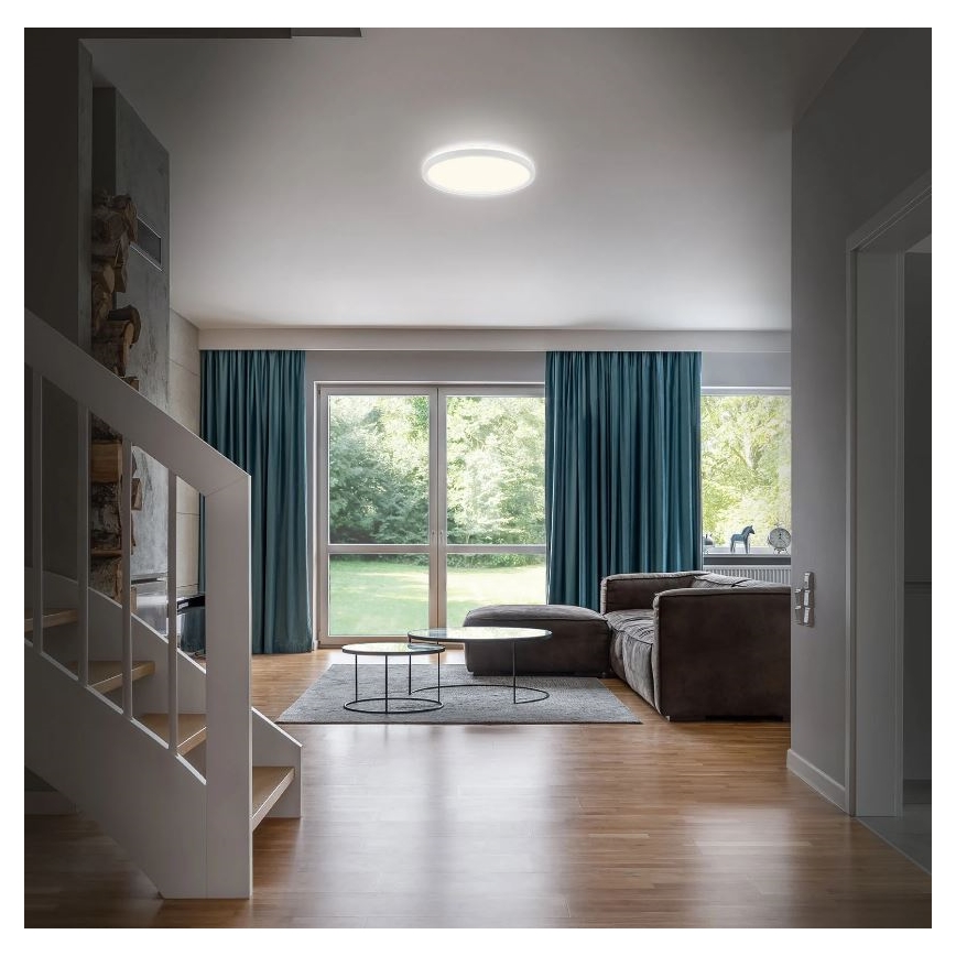 Briloner 3642-416 - Iluminação de teto de casa de banho LED SLIM LED/19W/230V IP44 branco