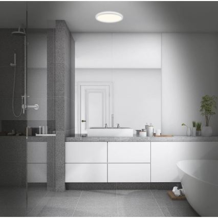 Briloner 3642-416 - Iluminação de teto de casa de banho LED SLIM LED/19W/230V IP44 branco