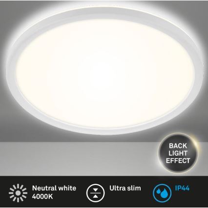 Briloner 3642-416 - Iluminação de teto de casa de banho LED SLIM LED/19W/230V IP44 branco