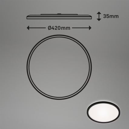 Briloner 3643-415 - Iluminação de teto para casa de banho LED LED/22W/230V IP44 4000K