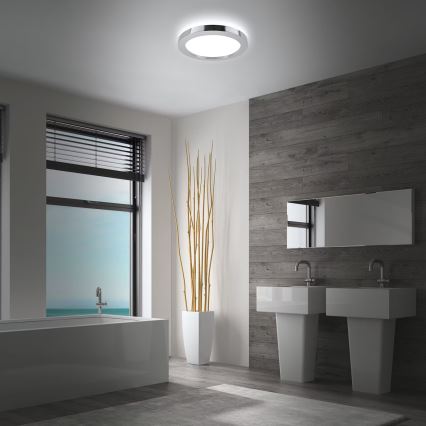 Briloner 3673-018 - Iluminação de teto para casa de banho LED SPLASH LED/28W/230V diâmetro 41 cm