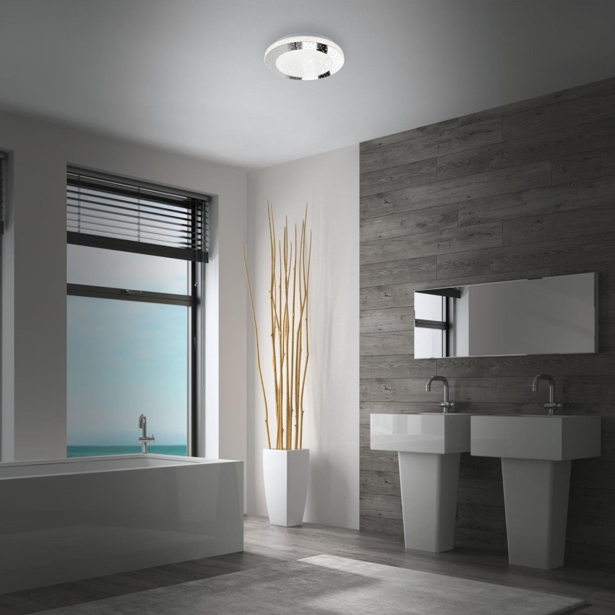 Briloner 3693-018 - Iluminação de teto para casa de banho LED LED/15W/230V IP44 4000K diâmetro 28 cm