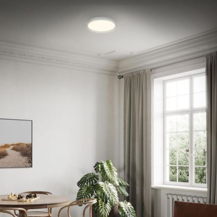 Briloner 3700-014 - Iluminação de teto LED RUNA LED/16W/230V 3000K diâmetro 28 cm prateado