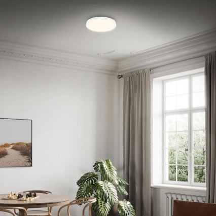 Briloner 3700-016 - Iluminação de teto LED RUNA LED/16W/230V 3000K diâmetro 28 cm branco