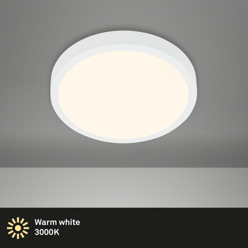 Briloner 3700-016 - Iluminação de teto LED RUNA LED/16W/230V 3000K diâmetro 28 cm branco