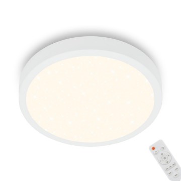 Briloner 3701-016 - Iluminação de teto LED com regulação RUNA LED/18W/230V 2700-6500K branco + controlo remoto