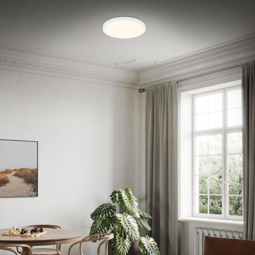 Briloner 3703-016 - Iluminação de teto LED RUNA LED/24W/230V 3000K diâmetro 38 cm branco