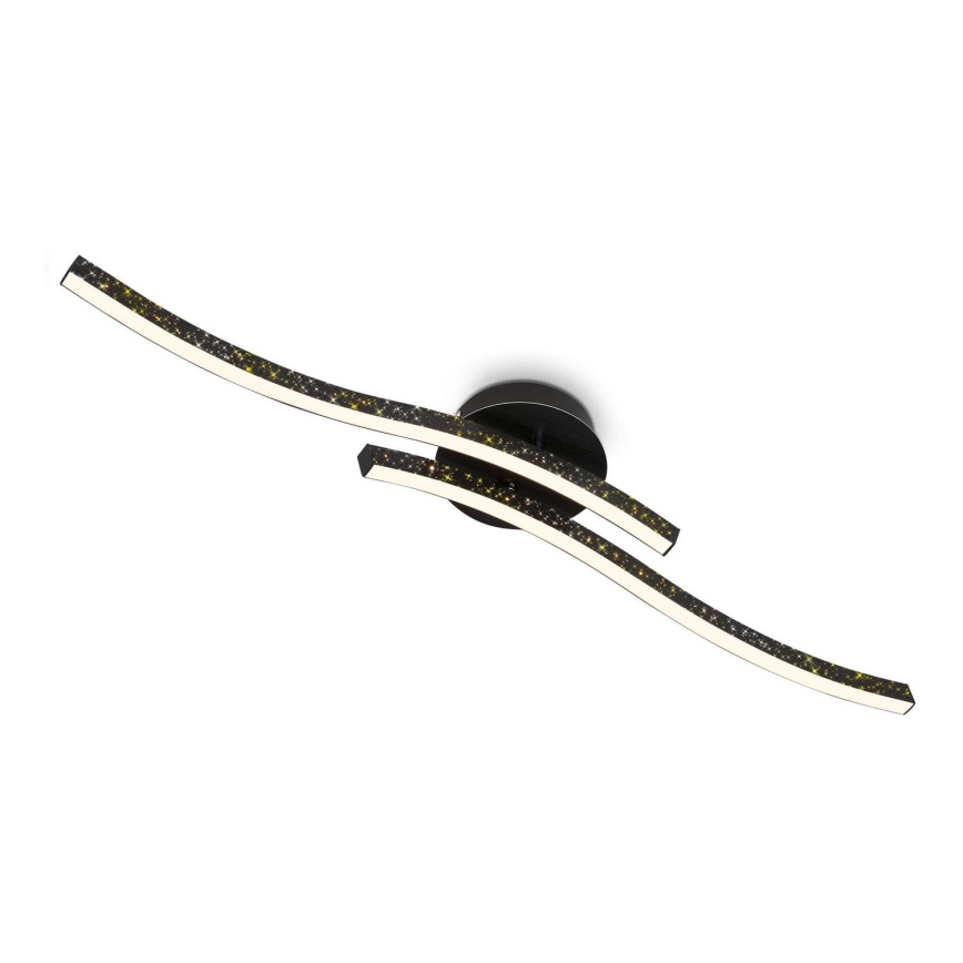 Briloner 3718-025 - Candelabro integrado LED REY 2xLED/6W/230V preto
