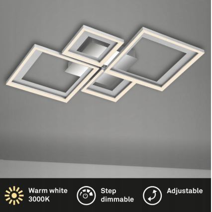 Briloner 3727-019 - Iluminação de teto LED com regulação FRAME LED/38W/230V