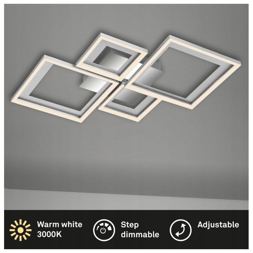 Briloner 3727-019 - Iluminação de teto LED com regulação FRAME LED/38W/230V