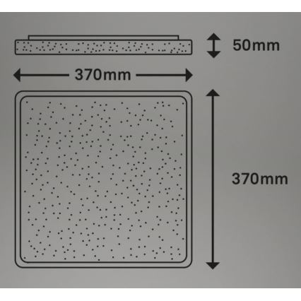 Briloner 3749-414 - Iluminação de teto LED LINO LED/24W/230V cromado mate