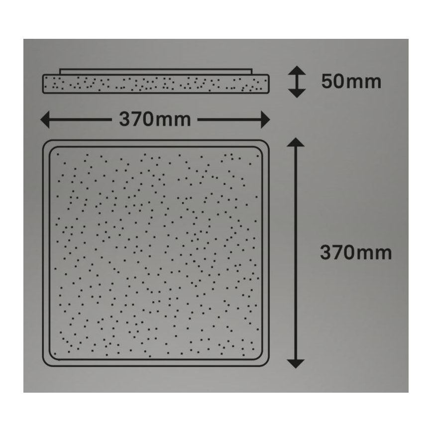 Briloner 3749-414 - Iluminação de teto LED LINO LED/24W/230V cromado mate
