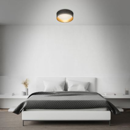 Briloner 3882-015 - Iluminação de teto LED MAILA STARRY LED/18W/230V preto/dourada