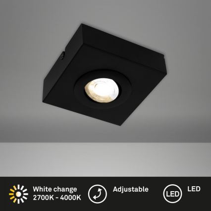 Briloner 3996015 - Foco LED CTS LED/4W/230V 2700/4000K preto