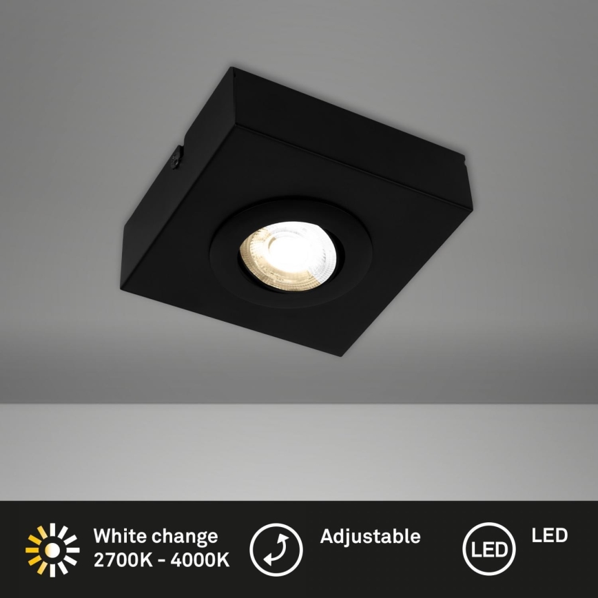 Briloner 3996015 - Foco LED CTS LED/4W/230V 2700/4000K preto