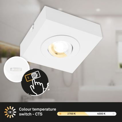Briloner 3996016 - Foco LED CTS LED/4W/230V 2700/4000K branco