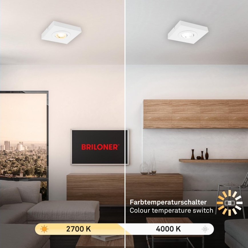 Briloner 3996016 - Foco LED CTS LED/4W/230V 2700/4000K branco