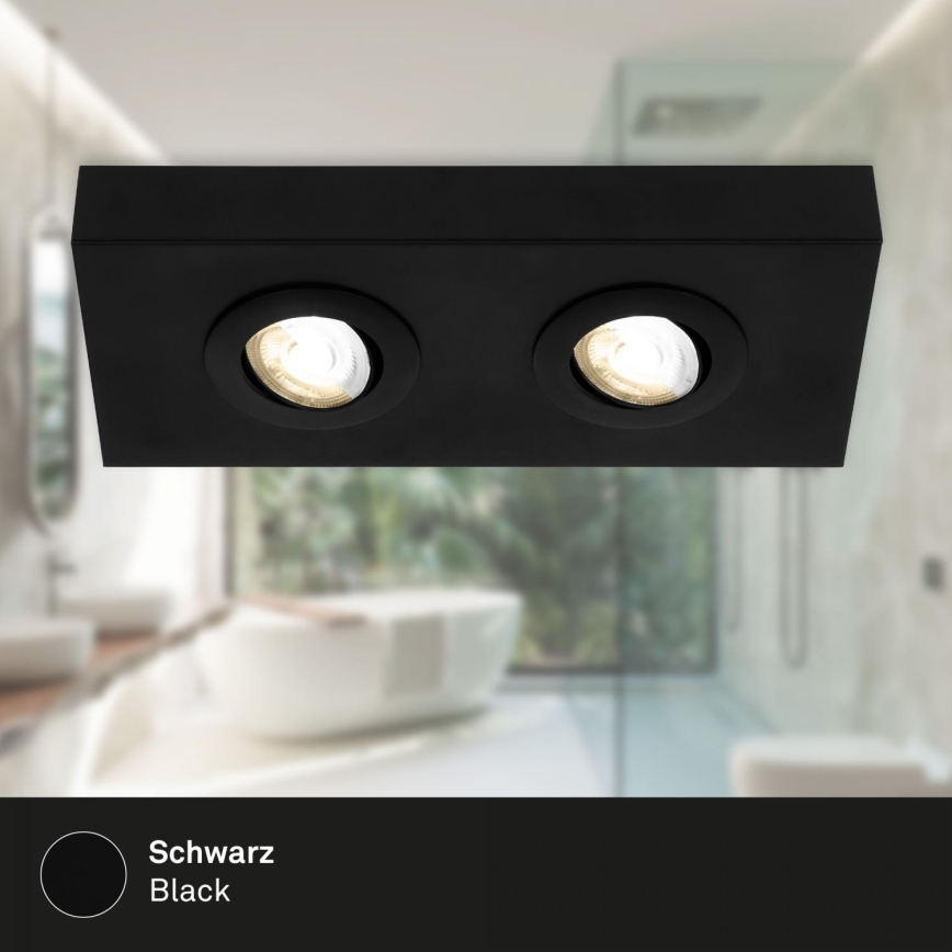 Briloner 3996025 - Foco LED CTS 2xLED/4W/230V 2700/4000K preto