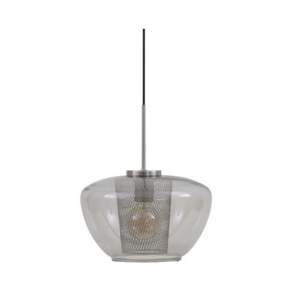 Briloner 4016-014 - Candelabro suspenso SEVENTIES 1xE27/40W/230V transparente