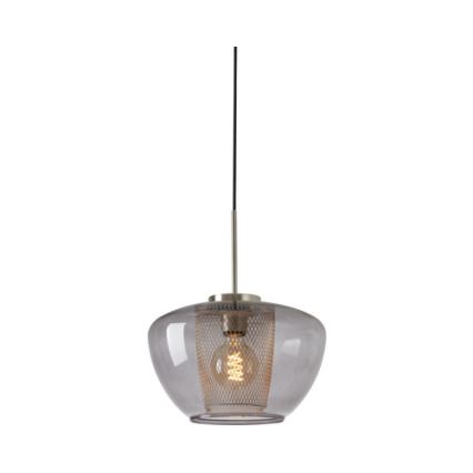 Briloner 4016-014 - Candelabro suspenso SEVENTIES 1xE27/40W/230V transparente