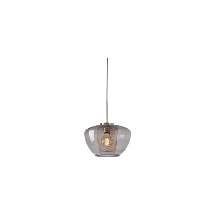 Briloner 4016-014 - Candelabro suspenso SEVENTIES 1xE27/40W/230V transparente