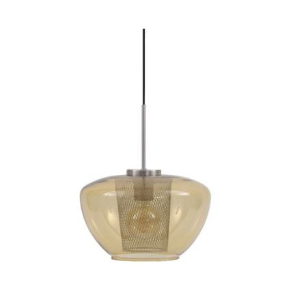 Briloner 4016-017 - Candelabro suspenso SEVENTIES 1xE27/40W/230V laranja